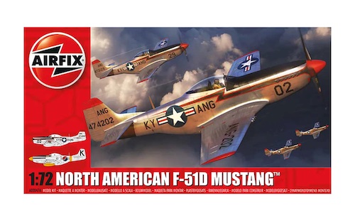 Airfix A02047A 1:72 North American F-51D Mustang